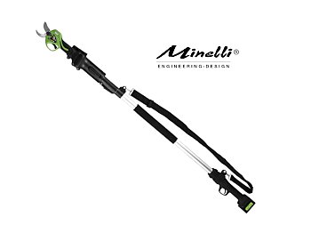 Minelli Sécateur avec 2 batteries 16.8V Minelli EnerKut EP32 avec perche télescopique