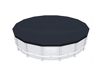 Bestway Bâche de couverture Bestway 58249 pour piscines rondes hors sol de 488 cm de diamètre