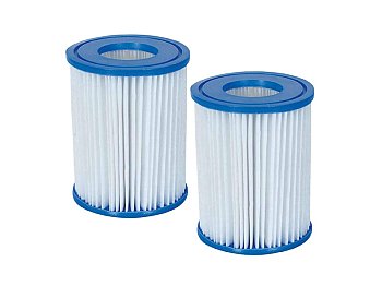 Bestway Bestway cartouche filtrante 58094 pour pompe de piscine hors sol diamètre 10,6cm 2 pièces