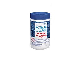 Acqua Clean Trichloro en comprimés de 200 g pour les piscines en emballage de 1 kg