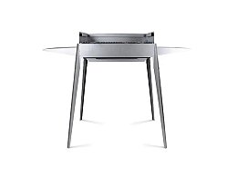 Lisa Barbecue a carbone Lisa Etna F portatile in ferro alluminato 60x40cm