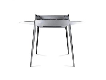 Lisa Barbecue a carbone Lisa Etna F portatile in ferro alluminato 60x40cm