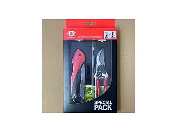 Felco FELCO Sécateur manuel 2 avec scie FELCO 600 pour la taille des arbustes de jardin