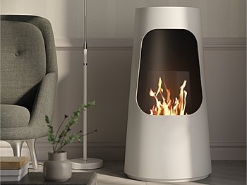 TecnoAir System Cheminée au sol à combustible liquide Ruby Dubai d'une puissance de 2,5 KW