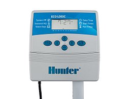 Hunter Unité de contrôle de l'arrosage intérieur Hunter Eco-Logic 6 zones