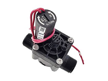 Hunter Électrovanne en ligne avec régulateur de débit, mâle x mâle (BSP)