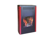 GMR Poêle au bioéthanol Melodia Static 3.5kW chauffage 38sqm bordeaux