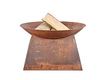 GMR Braciere a legna da esterno Venere in acciaio Corten 57x33cm