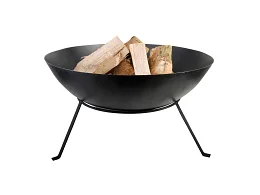 GMR Braciere a legna da giardino Diana in acciaio al carbonio 59x35cm