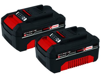 Einhell Einhell Jeu de 2 batteries PXC 18V 4.0 Ah Système Power X-Change