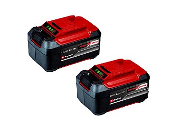 Einhell 2 batteries Einhell 18V 5.2 Ah Power X-Change PLUS compatibles avec TWIN-PACK