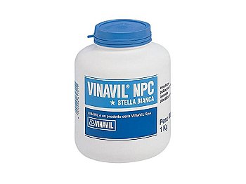 Barattolo colla vinilica Vinavil NPC stella bianca a media plastificazione 1Kg