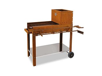 Clementi Forni Clementi Flipper barbecue au charbon et au bois 45x50 cm
