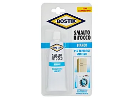 Bostik Smalto ritocco bianco Bostik per superfici smaltate blister con pennellino