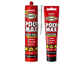 Bostik Colla di montaggio poly max high tack express Bostik formato cartuccia o tubo