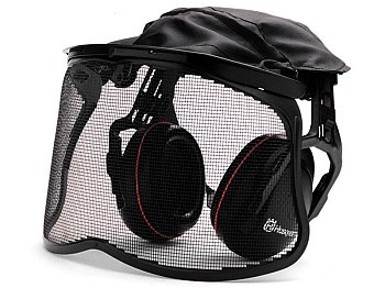 Husqvarna Husqvarna professional mesh visor with ear muffs (visière professionnelle en maille avec protège-oreilles)