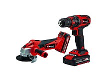 Einhell Set trapano e smerigliatrice Einhell TC-TK 18 Li Kit batterie e carica inclusi