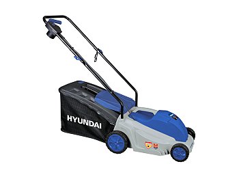 Hyundai Hyundai 65460 1600W tondeuse électrique coupe 36cm sac de ramassage 50Lt
