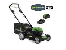 Greenworks Rasaerba a batteria Greenworks GD48LM51SP semovente batteria 48V 4Ah e carica