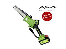 Minelli Elagueuse Minelli Ener-Q3 avec deux batteries 21v et 5.2Ah et barre de 20 cm