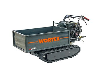 Motocarriola cingolata Wortex SFL 500 portata 500Kg cassone a ribaltamento manuale