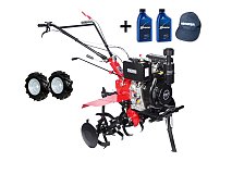 Dunsch Motozappa pesante diesel Dunsch DU43418-115D31S con motore 418cc 9Hp fresa 116cm