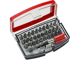 KWB Coffret d'embouts KWB 32 pièces en acier au chrome vanadium avec embouts et porte-embouts magnétique