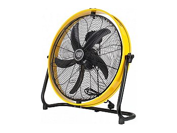 CFG CFG Yellow Circle 60 ventilateur de sol ou mural noir et jaune