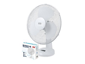 Ventilatore da tavolo CFG Bianco 40 diametro 40cm 3 velocità