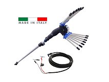 Paterlini Moissonneuse électrique Paterlini V-UP avec perche télescopique alimentée par batterie 12V
