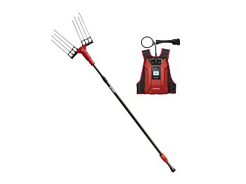 BlueBird Agitateur dorsal à batterie avec perche télescopique BlueBird Olimpo 23-56 AT