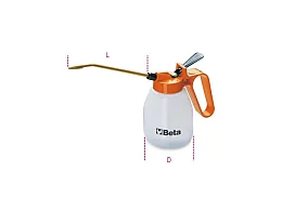 Beta Beta 1752 Huileur en plastique avec paille rigide