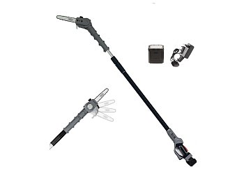 Volpi Volpi KVS8000P élagueuse sans fil avec perche télescopique avec 2 batteries et chargeur