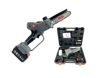 Lisam Elagueuse avec 2 batteries 21V 4Ah Lisam SG18 avec deuxième barre de 20cm