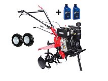 Dunsch Dunsch DU43418-115D31S motoculteur diesel à usage intensif avec moteur 418cc 9Hp motoculteur 116cm