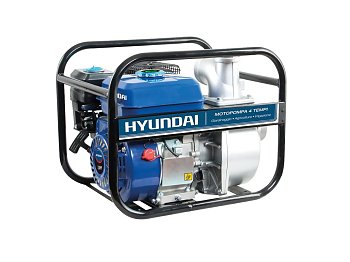 Hyundai Pompe à moteur auto-amorçante Hyundai 35604 avec moteur à essence 212cc 7Hp