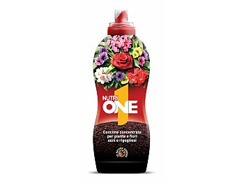 SBM Engrais liquide concentré Nutri One 1 litre SBM plantes et fleurs saines et florissantes