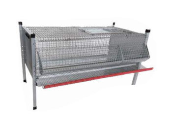 Ropet Cage galvanisée pour cailles de ponte 100118 Ropet env. 10 cailles 4,5 kg