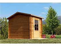 Losa Lucia chalet en bois 150x300x254cm épicéa imprégné en autoclave marron Losa