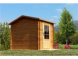 Losa Lucia chalet en bois 150x300x254cm épicéa imprégné en autoclave marron Losa