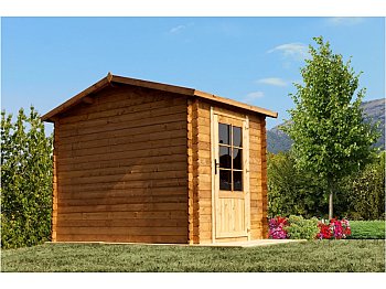 Losa Lucia chalet en bois 150x300x254cm épicéa imprégné en autoclave marron Losa