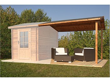 Losa Porches latéraux pour chalets Lucia Ilaria Elena cartonfeltro inclus Losa