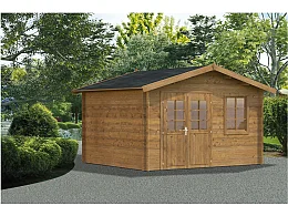 Losa Dorothy Cottage en bois d'épicéa imprégné cm380x337xH258 Losa