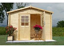 Losa Maison en bois d'épicéa non traité Ambra cm300x200 Losa