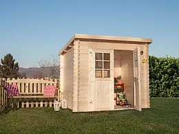 Losa Chalet asiatique en bois d'épicéa non traité cm300x300 Losa