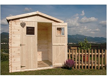 Losa Giada chalet en bois de pin non traité cm180x130 Losa