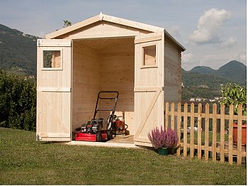 Losa Giulia chalet en bois cm200x200 pin non traité Losa blockhouse