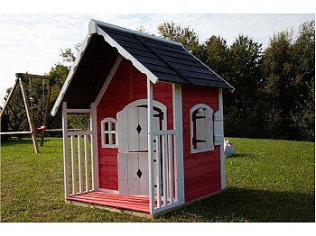 Losa Maison de jeux pour enfants Anny panneaux Losa 97x113cm épicéa