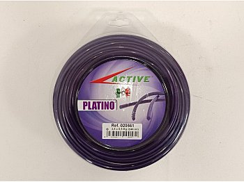 Filo tondo decespugliatore bobina Active diametro 3,5x0.5kg 46mt platino