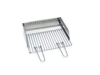 Lisa Milano Barbecue Kit cloison et grille en canal Milano Grill 80+40 acier inoxydable